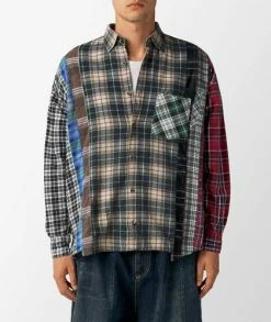 Needles 7 Cuts Wide Flannel Shirt