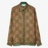 Casablanca Printed Silk Twill Shirt