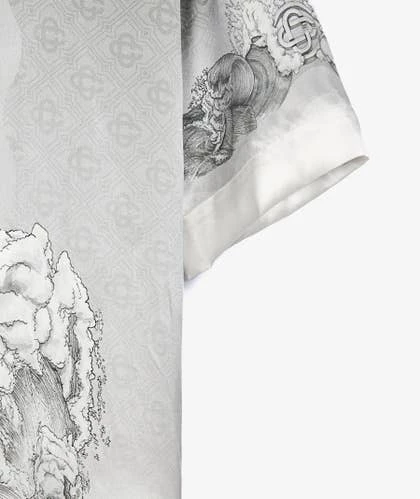 Casablanca Printed Silk Satin Shirt 2 Casablanca Printed Silk Satin Shirt - Imagen 2