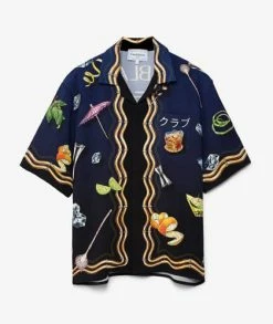 Casablanca Cuban Collar Shirt