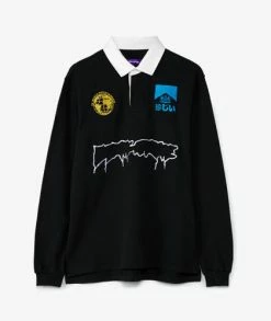 Fucking Awesome Sponsored Outline Rugby Polo Shirt