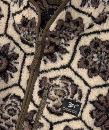 Patta Wall Flower Fleece Jacket 2 Patta Wall Flower Fleece Jacket - Imagen 2