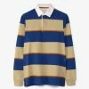 Pop Trading Company Striped Rugby Polo Shirt