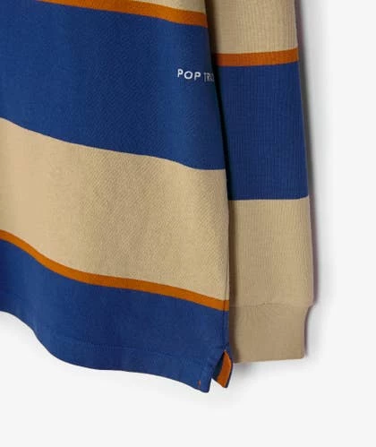 Pop Trading Company Striped Rugby Polo Shirt 3 Pop Trading Company Striped Rugby Polo Shirt - Imagen 3