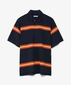 Pop Trading Company Striped Italo Polo Shirt