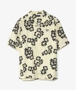 Fred Perry Floral Print Revere Shirt