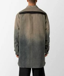 Rick Owens Strobe Jumbo Outer Shirt Jacket -Camisas Ventas RR02B2702 DMPDEG 38D sivasdescalzo Rick Owens STROBE JUMBO OUTERSHIRT 1666177792 3