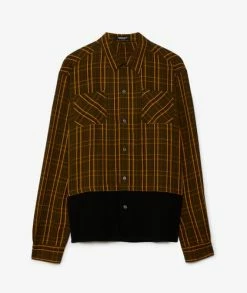 Undercover Double Pocket Checkered Shirt