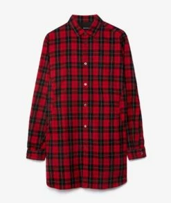 Undercover Long Checked Shirt